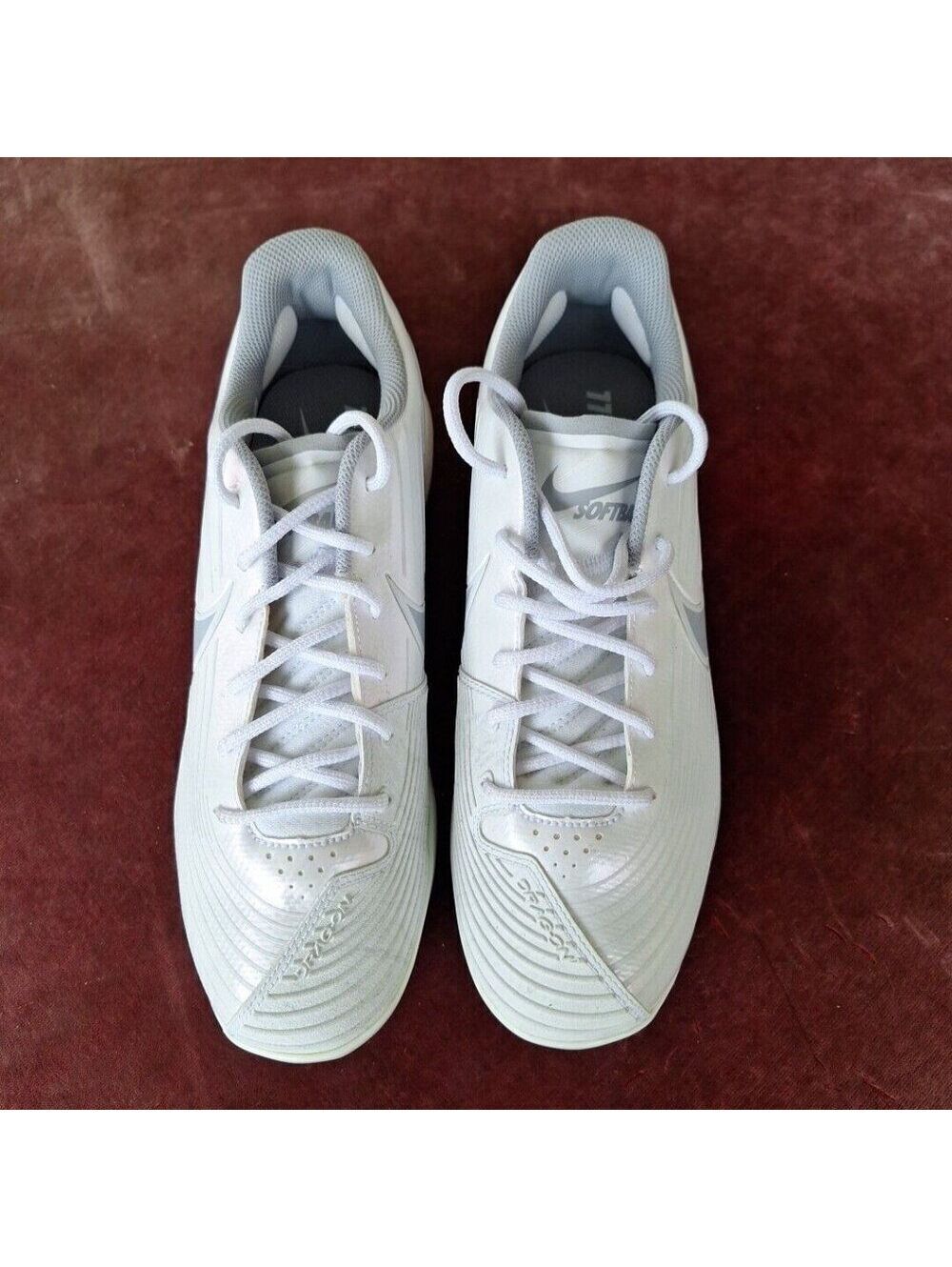 Nike Cleats Womens 11 White Lunar Hyperdiamond 3 Pro Softball Shoes CD0110-108